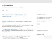 Tablet Screenshot of intellectualizing.net